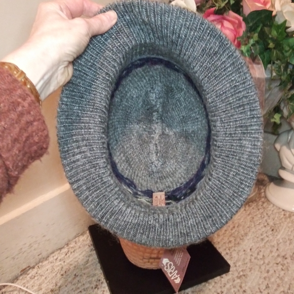 Vintage 1970-80's NWT Aris Cappello Collection Fair Isle Sweater Knit Hat - Picture 10 of 13